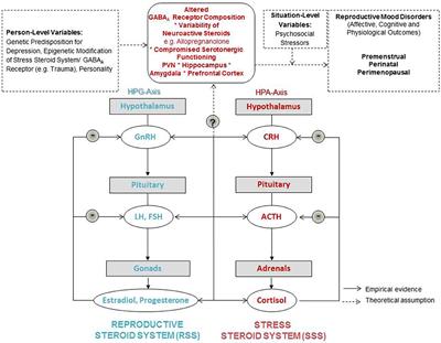 Steroid Hormone Sensitivity in Reproductive Mood Disorders: On the Role of the GABAA Receptor Complex and Stress During Hormonal Transitions